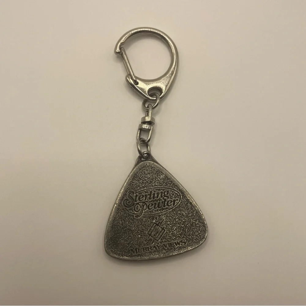 Kangaroo Island Souvenir Keychain Sterling Pewter By Murray Views Rare Vintage